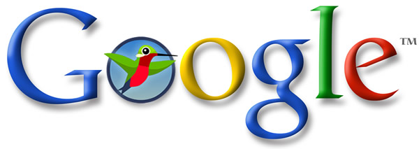 Google logo with hummingbird