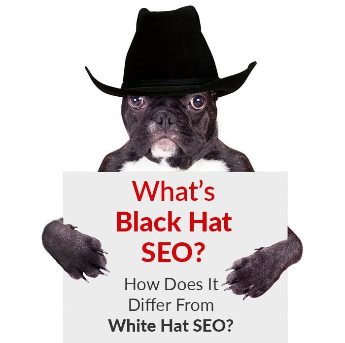 black hat SEO vs. white hat SEO