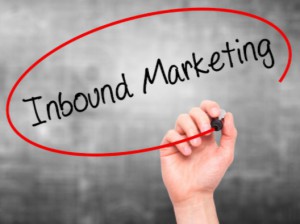 Person circling “inbound marketing” with marker: SEO-e Friday Trivia Blog